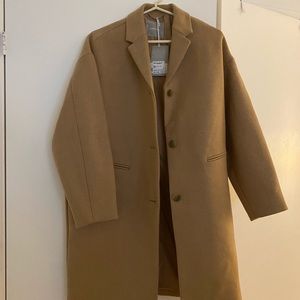 Everlane Wool Camel Cacoon Coat